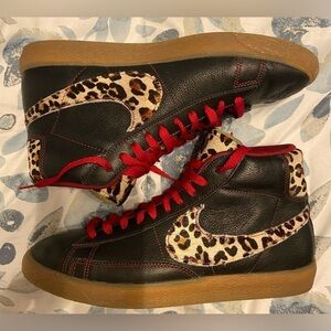 Nike Blazer Premium Vintage safari Leopard size 9 NWOT Never worn